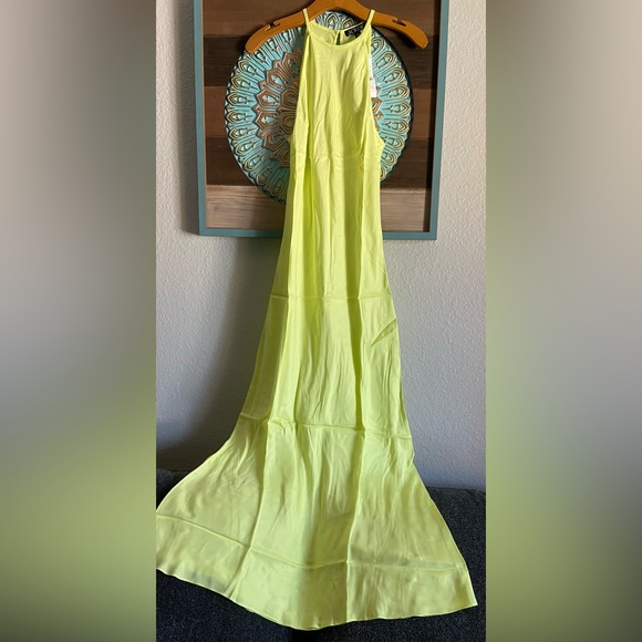 NWT JCREW Amber slip dress in cupro blend in Pale Kiwi - Picture 5 of 8